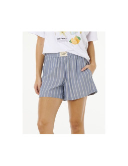 Szorty damskie rip curl beach days pinstripe short niebieskie