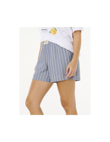 Szorty damskie rip curl beach days pinstripe short niebieskie
