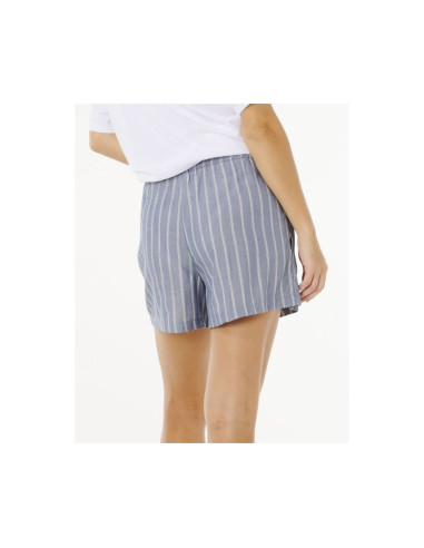 Szorty damskie rip curl beach days pinstripe short niebieskie