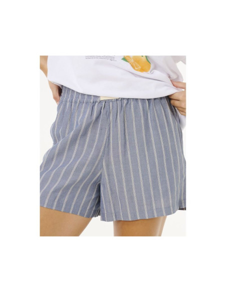 Szorty damskie rip curl beach days pinstripe short niebieskie