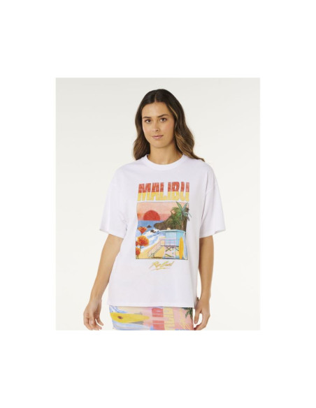 Koszulka damska rip curl hayley o heritage tee biała