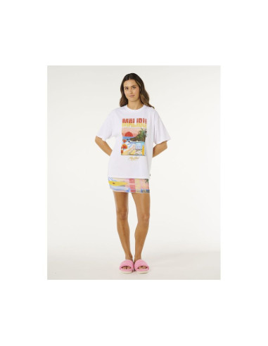 Koszulka damska rip curl hayley o heritage tee biała
