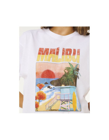 Koszulka damska rip curl hayley o heritage tee biała