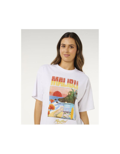 Koszulka damska rip curl hayley o heritage tee biała