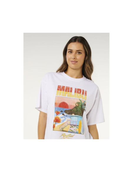 Koszulka damska rip curl hayley o heritage tee biała