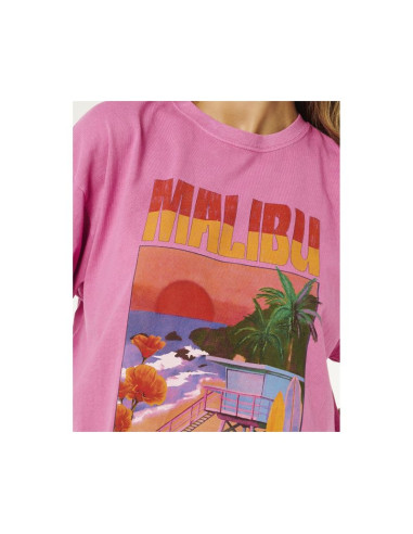 Koszulka damska rip curl hayley o heritage tee różowa