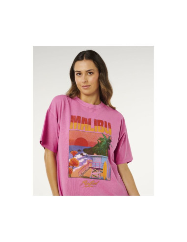 Koszulka damska rip curl hayley o heritage tee różowa