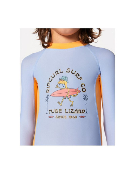 Lycra rip curl grom energy upf l/s sp st-boy niebieski