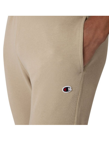 Spodnie męskie champion rib cuff pants beżowe 220733 ms041