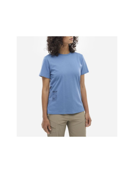 Koszulka damska millet chamonix flower ts ss w niebieska
