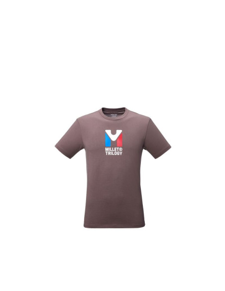 Koszulka męska millet chamonix tri ts ss m fioletowa śliwkowa