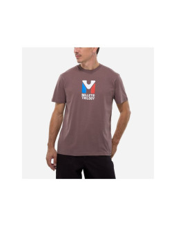 Koszulka męska millet chamonix tri ts ss m fioletowa śliwkowa 2