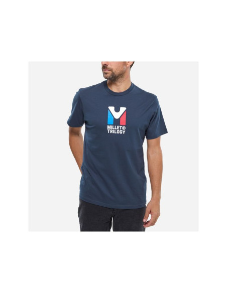 Koszulka męska millet chamonix tri ts ss m granatowa