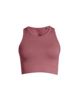 Top treningowy casall essential block seamless sport top różowy