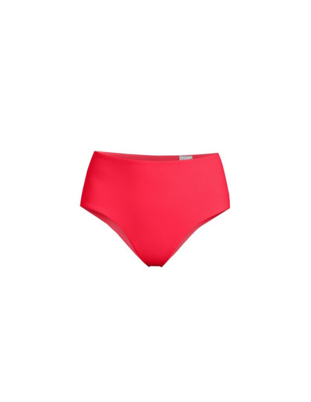 Majtki kąpielowe casall high waist bikini hipster czerwony