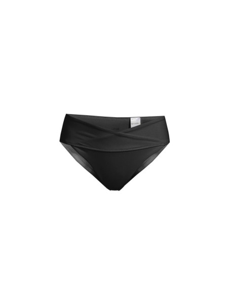 Majtki kąpielowe casall high waist wrap bikini brief czarny