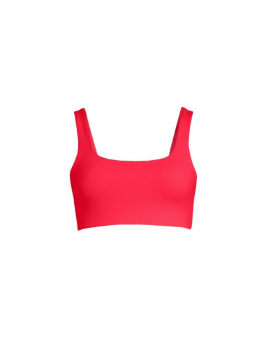 Top kąpielowy casall square neck bikini top czerwony
