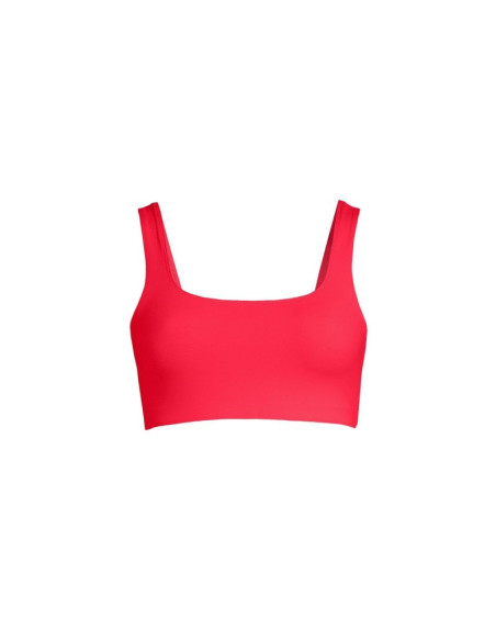 Top kąpielowy casall square neck bikini top czerwony