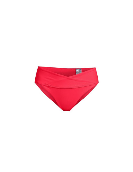 Majtki kąpielowe casall high waist wrap bikini brief czerwony