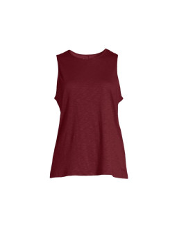 Koszulka treningowa casall soft texture tank evening red