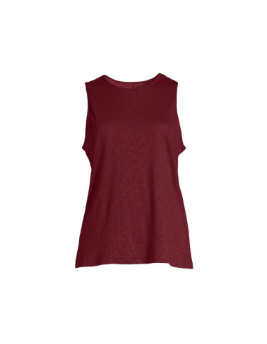Koszulka treningowa casall soft texture tank evening red