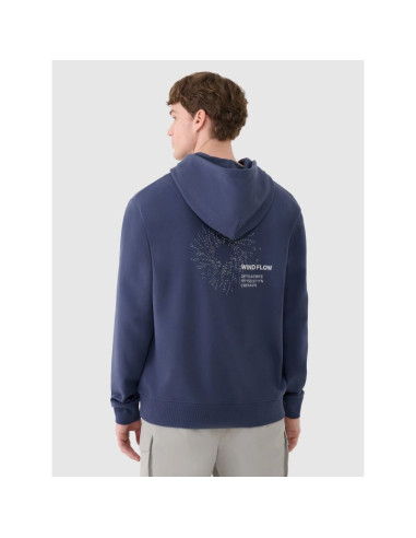 Bluza dresowa nierozpinana z kapturem męska 4f 4fwss25tswsm1749-22s