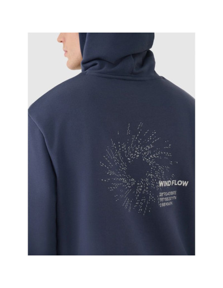 Bluza dresowa nierozpinana z kapturem męska 4f 4fwss25tswsm1749-22s