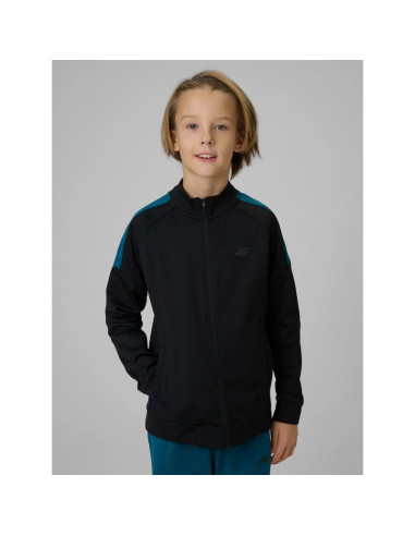 Bluza sportowa regular bez kaptura chłopięca 4f 4fjrss26tfswm0991-20s