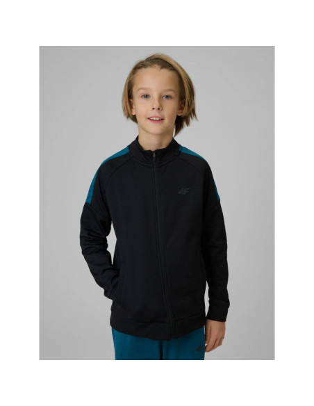 Bluza sportowa regular bez kaptura chłopięca 4f 4fjrss26tfswm0991-20s