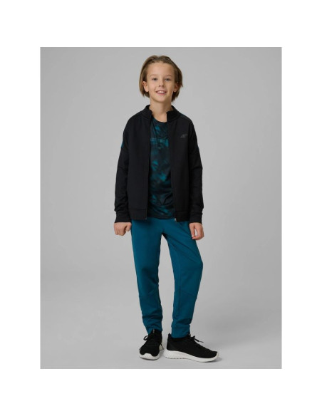 Bluza sportowa regular bez kaptura chłopięca 4f 4fjrss26tfswm0991-20s