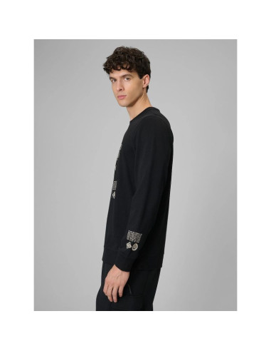 Longsleeve regular z nadrukiem męski 4f 4frss26tlonm674-20s