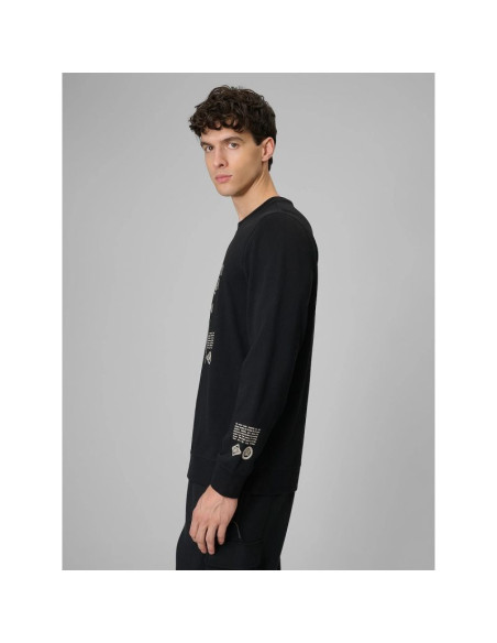 Longsleeve regular z nadrukiem męski 4f 4frss26tlonm674-20s