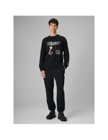 Longsleeve regular z nadrukiem męski 4f 4frss26tlonm674-20s