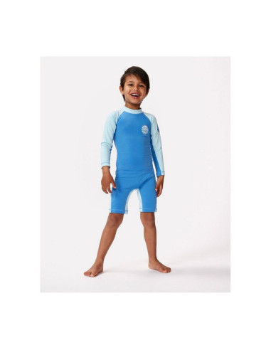 Lycra rip curl icons uv brushed l/ s suit-boy niebieski