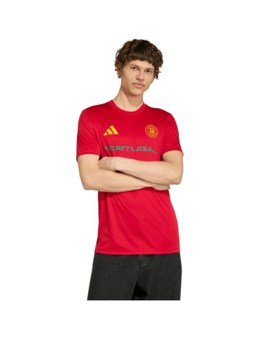 Koszulka męska adidas portugalia 26 away jersey czerwona kh2310