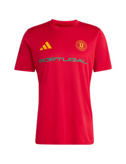 Koszulka męska adidas portugalia 26 away jersey czerwona kh2310 2
