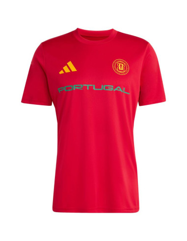 Koszulka męska adidas portugalia 26 away jersey czerwona kh2310