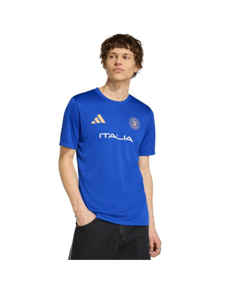 Koszulka męska adidas italy 26 jersey niebieska kh2306