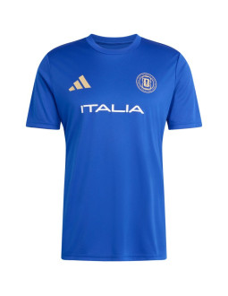 Koszulka męska adidas italy 26 jersey niebieska kh2306 2