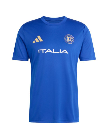 Koszulka męska adidas italy 26 jersey niebieska kh2306