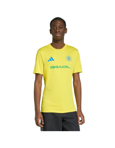 Koszulka męska adidas brazil 26 jersey żółta kh2307