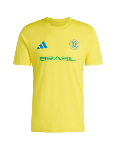 Koszulka męska adidas brazil 26 jersey żółta kh2307