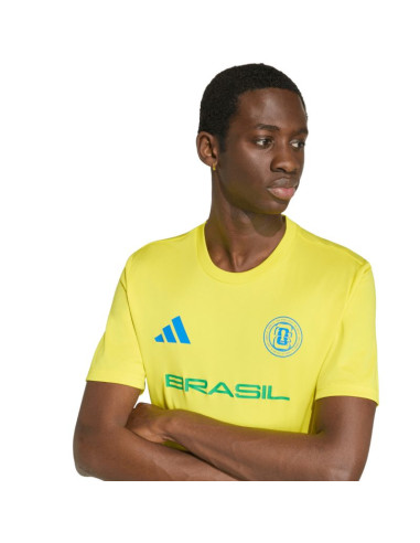 Koszulka męska adidas brazil 26 jersey żółta kh2307
