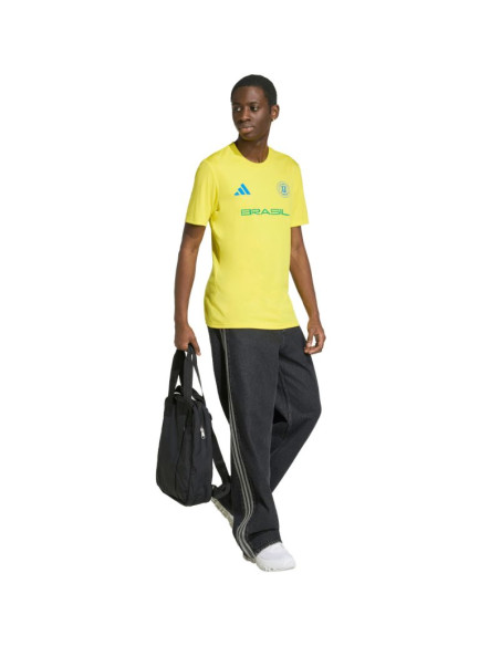Koszulka męska adidas brazil 26 jersey żółta kh2307