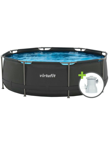 Virtufit okrągły basen - 244 cm - z pompą filtrującą