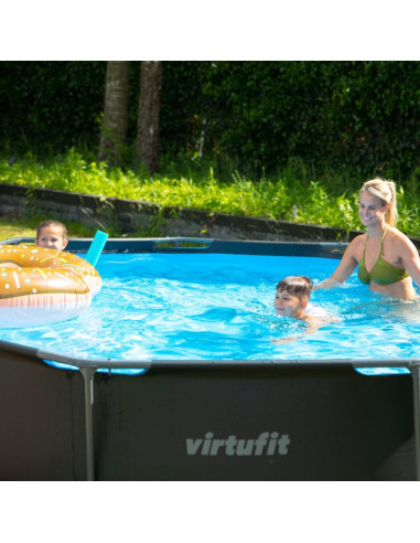 Virtufit okrągły basen - 244 cm - z pompą filtrującą