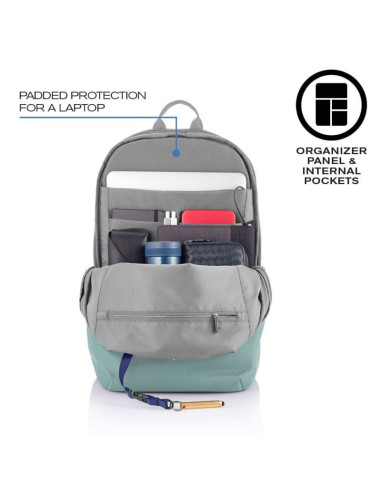 Xd design plecak antykradzieżowy bobby soft zielony p/n: p705.797