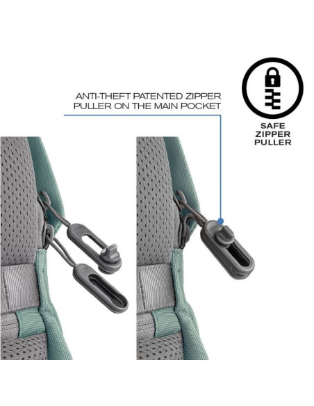 Xd design plecak antykradzieżowy bobby soft zielony p/n: p705.797