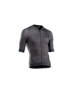 Koszulka rowerowa northwave fast jersey - czarny