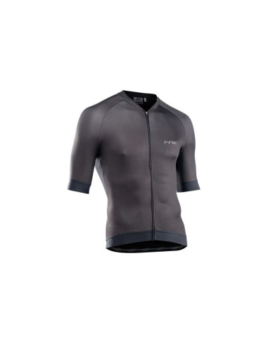 Koszulka rowerowa northwave fast jersey - czarny